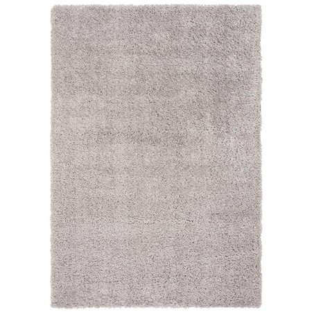 SAFAVIEH 2 ft. -3 in. x 6 ft. Fontana Shag 800 Contemporary Runner Rug, Grey FNT800F-26